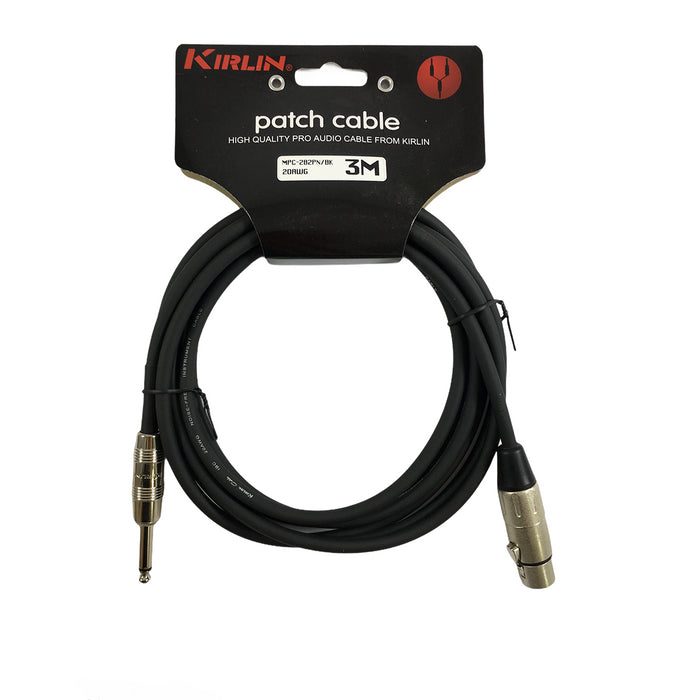 Cable Micrófono XLR Hembra / Plug Mono 3 Mts Kirlin