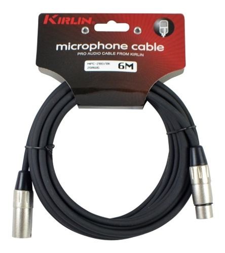 Cable Micrófono Kirlin 6 Mts Xlr-xlr
