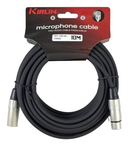Cable Micrófono Kirlin 10 Mts Xlr-xlr