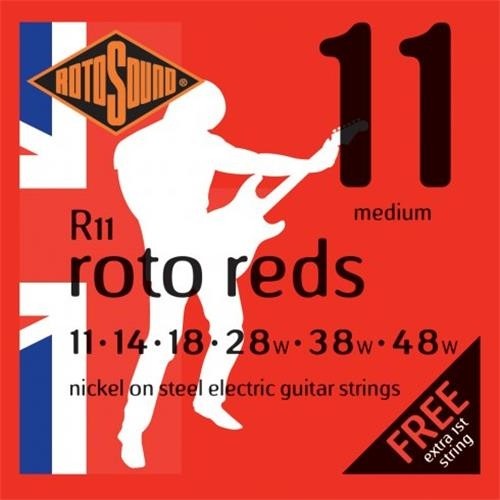 Cuerdas Eléctrica Rotosound R11 Medium Roto Reds