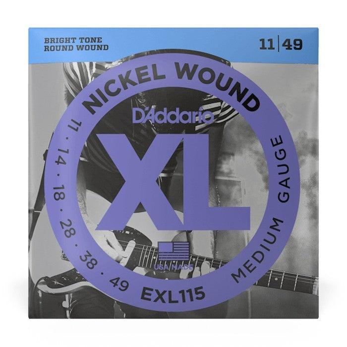 Cuerdas Guitarra Eléctrica Addario EXL115 011 - 049