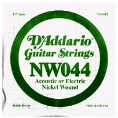Cuerda Guitarra Eléctrica 044 D'Addario NW044 (Unidad)