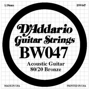 Cuerda Guitarra 6ta Bronce D'Addario BW047