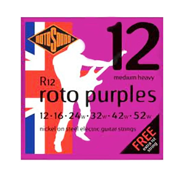 Cuerdas Eléctrica Rotosound R12 Medium Heavy Rotosound Roto Purples