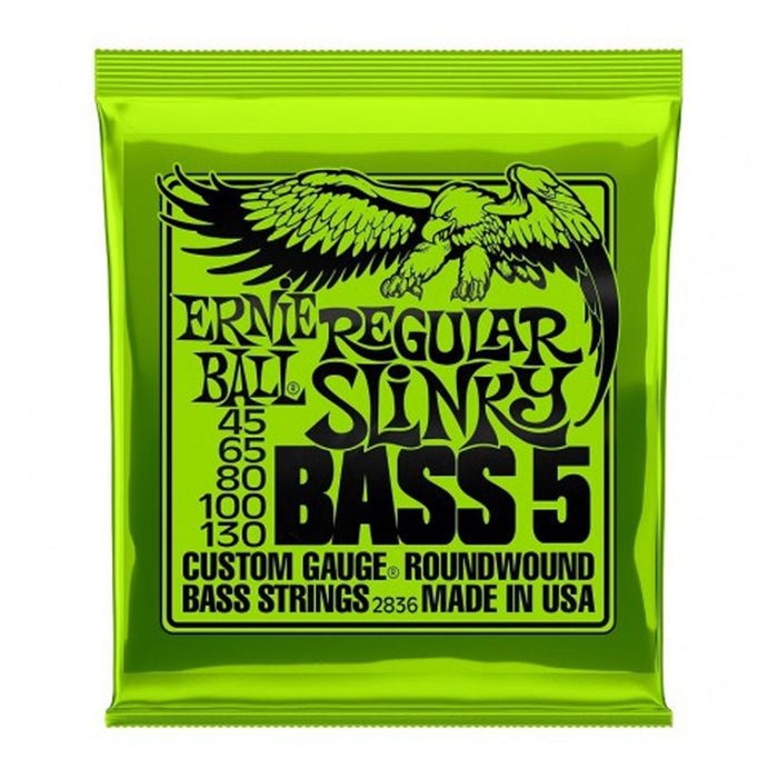 Cuerdas Bajo 5 Ernie Ball Regular Slinky 2836 45-130