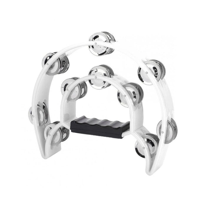 Pandero Media Luna Doble RMX Blanco TR-4