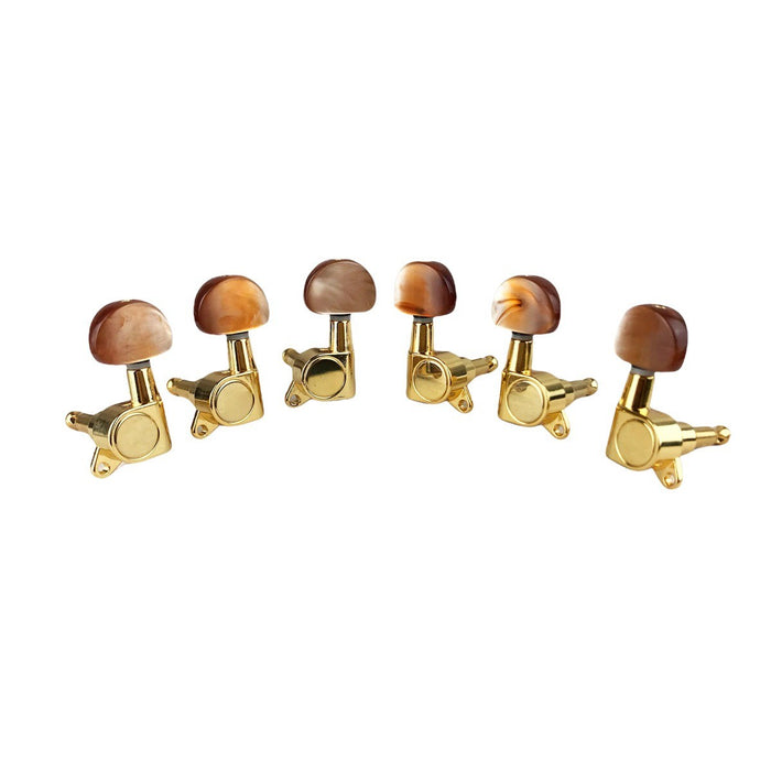 Clavijeros Guitarra Acústica Metálica Jin Ho 3+3 J-P3 GD