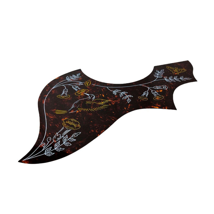 Pickguard - Placa Guitarra Acústica Tipo Gibson Café Perlado