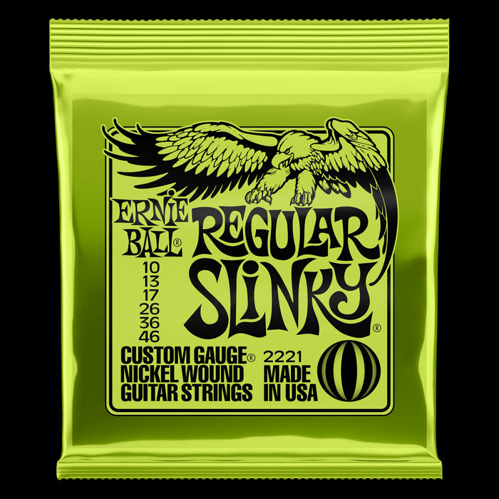 Cuerdas Guitarra Eléctrica Ernie Ball Regular Slinky 2221 010-046