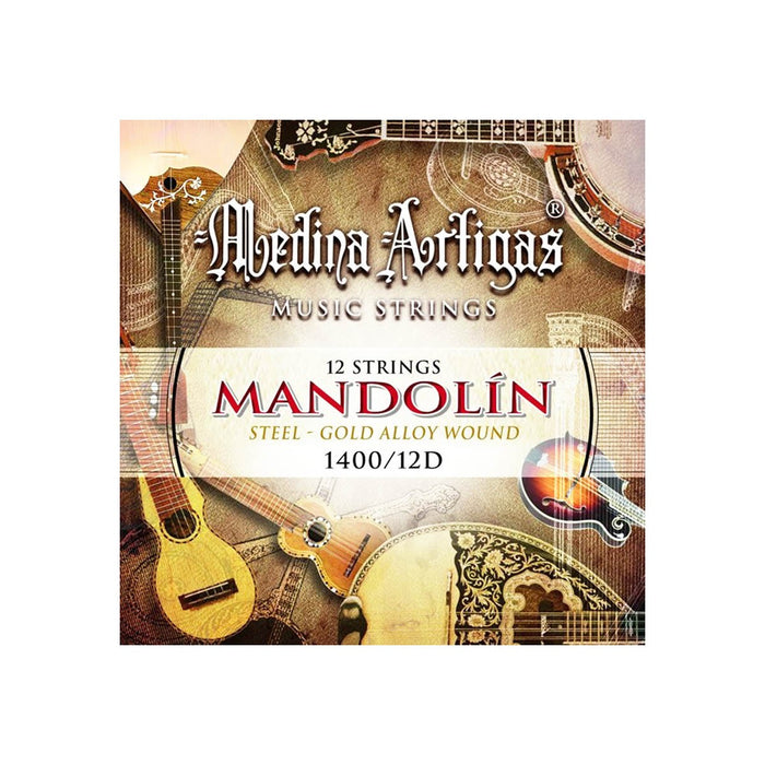 Cuerdas Mandolina 12 Cuerdas Medina Artigas 1400/12D