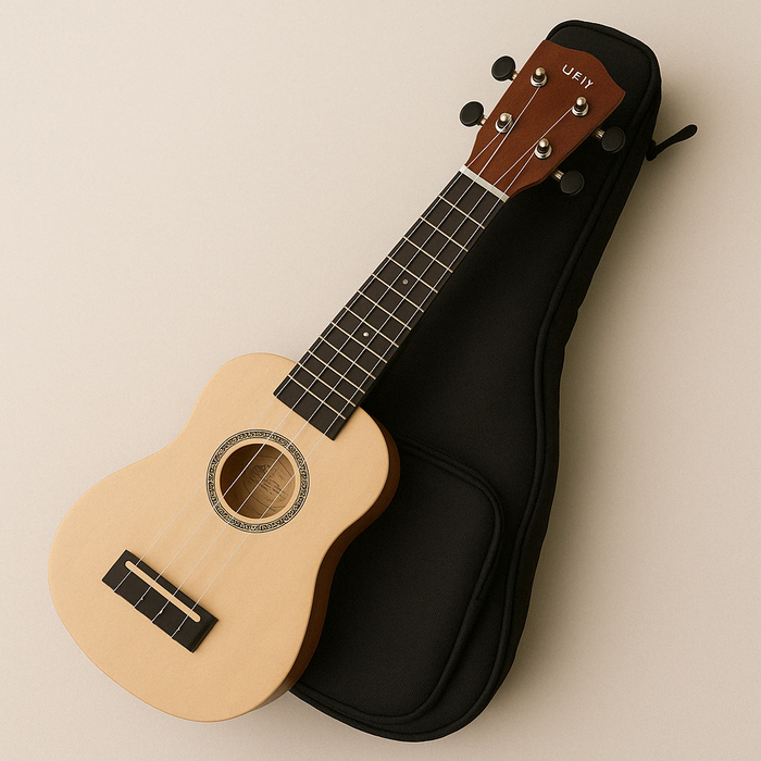 Ukelele Soprano Accacia UFI21 Natural Con Funda