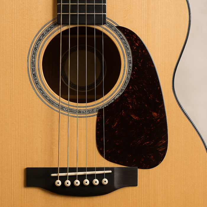 Pickguard - Placa Gota Guitarra Acústica Café Perlado