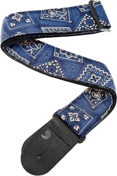 Correa Guitarra D'Addario 50G03 Bandana Azul