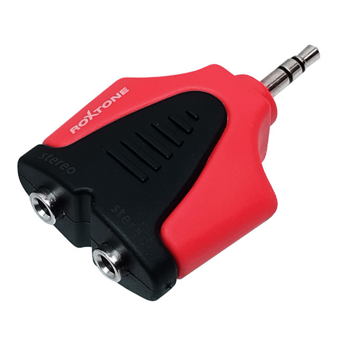 Adaptador Plug 3,5 Stereo a 2 jack 3,5 stereo RPAN360 ROXTONE