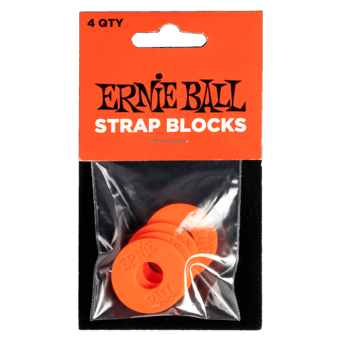 Strap Block Ernie Ball PO5620 Red 4unidades