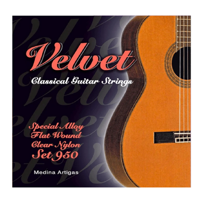Cuerdas Guitarra Clásica Medina Artigas Velvet 950 Nylon