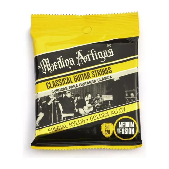 Cuerdas Guitarra Clásica Medina Artigas 520 Nylon Medium Tension A520
