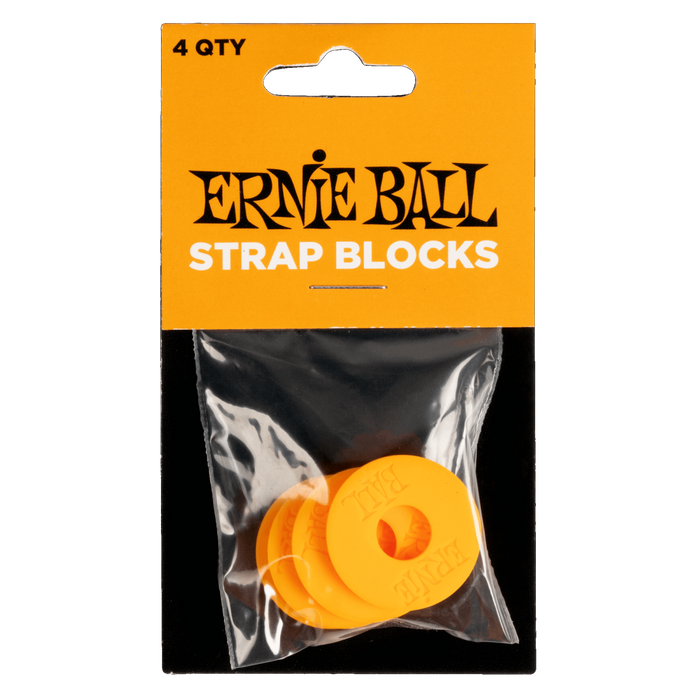 Strap Block Ernie Ball PO5621 Orange 4 unidades