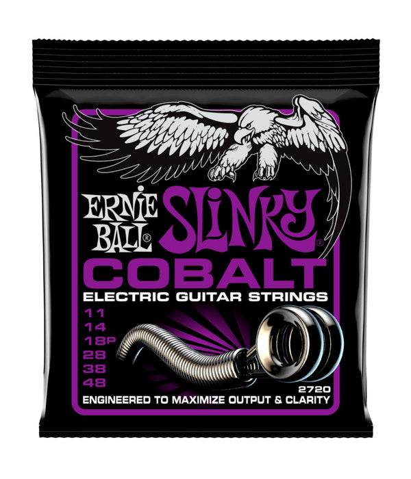 Cuerdas Guitarra Eléctrica Ernie Ball 2720 Colbalto 011-048