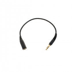 Cable Extensión Audifonos Shure In Ear 23 Cm Shure EAC9BK Negro