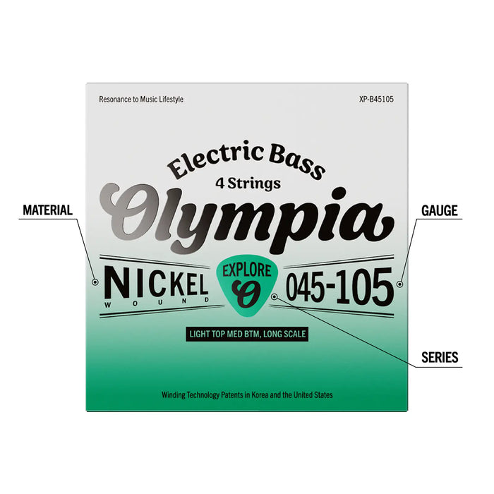 Cuerdas Bajo Olympia XP-B45-105
