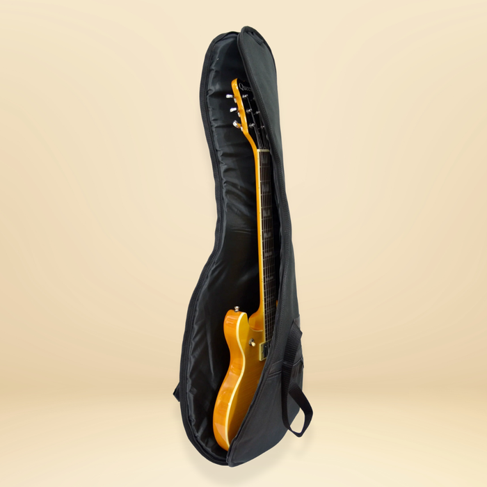 Funda Guitarra Eléctrica Estándar Acolchada 20 mm con Correas y Bolsillo