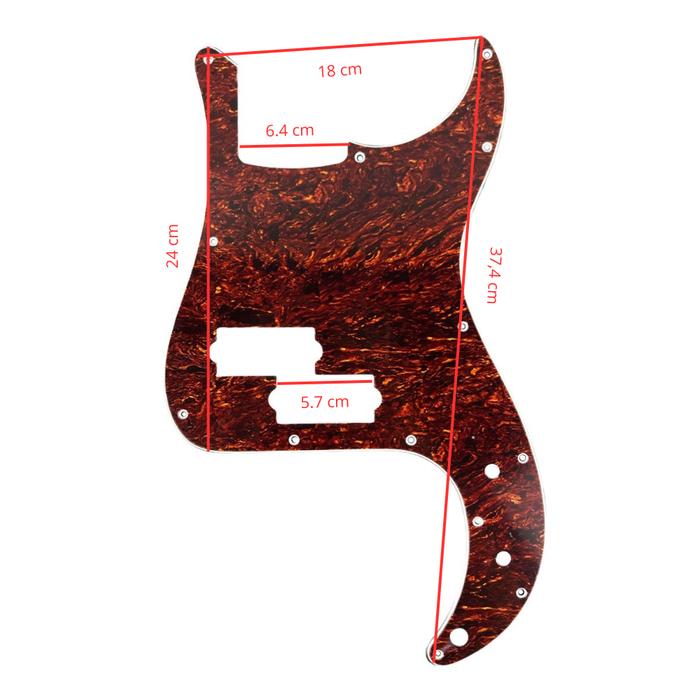 Pickguard - Placa Precision Bass Café Perlado