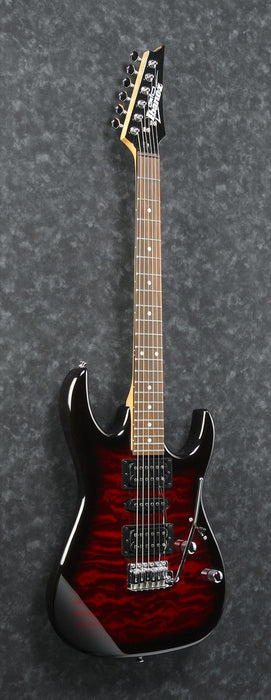 Guitarra Electrica Ibanez GRX70QE Transparent Red