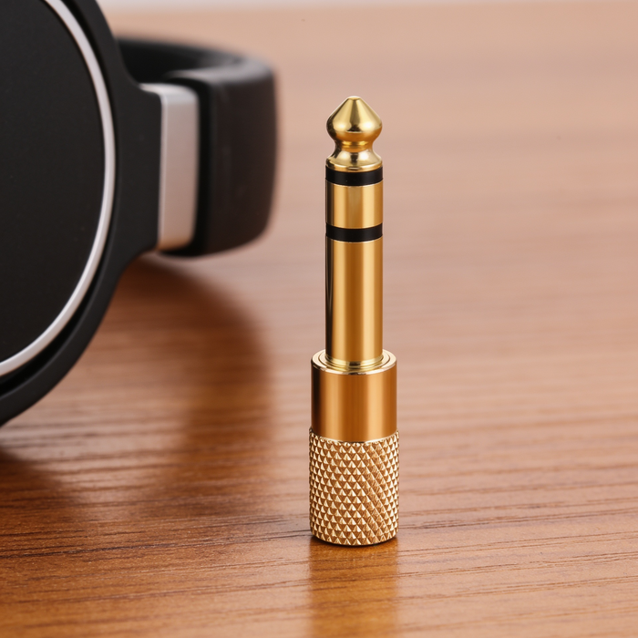 Adaptador plug 6,3 Stereo a Jack 3,5 QX-2795AG