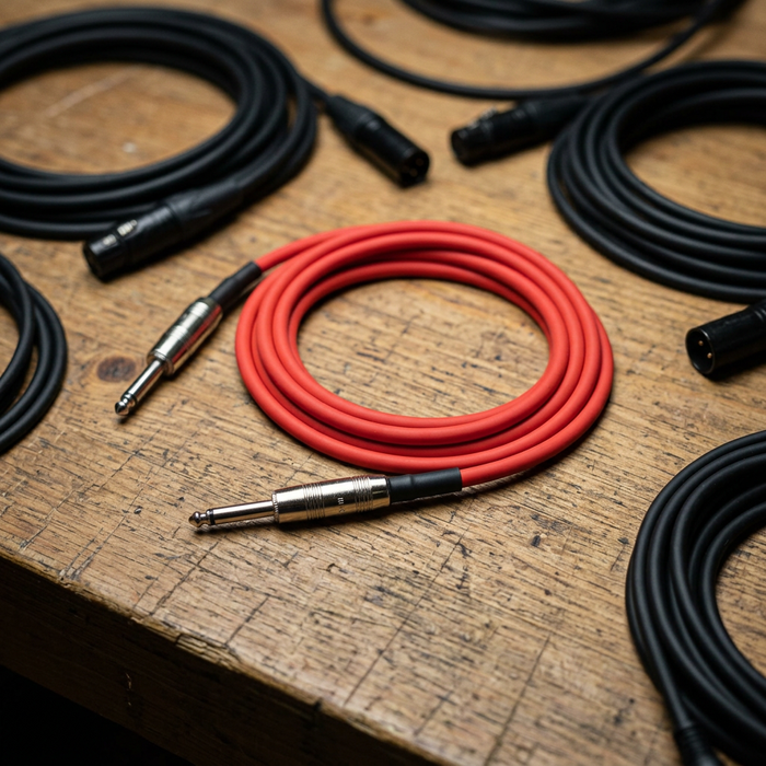 Cable Instrumento Kirlin IPCV-241-3 Rojo