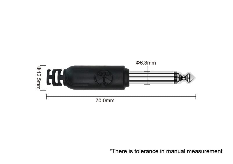 Cable Instrument 3 mts Kirlin Plug Plug IC-241-3BK