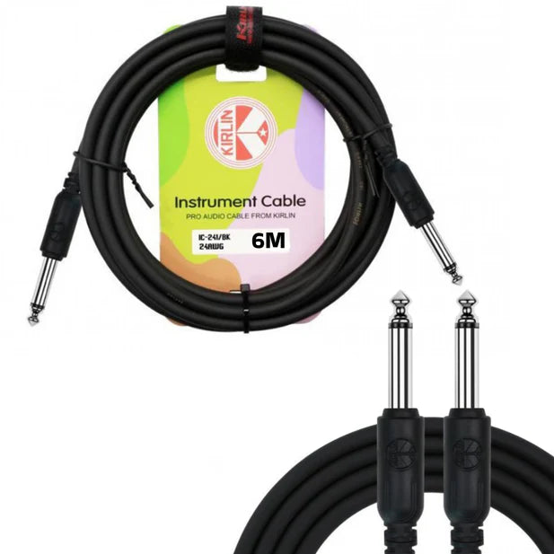 Cable Instrument 6 mts Kirlin Plug Plug IC-241-6BK