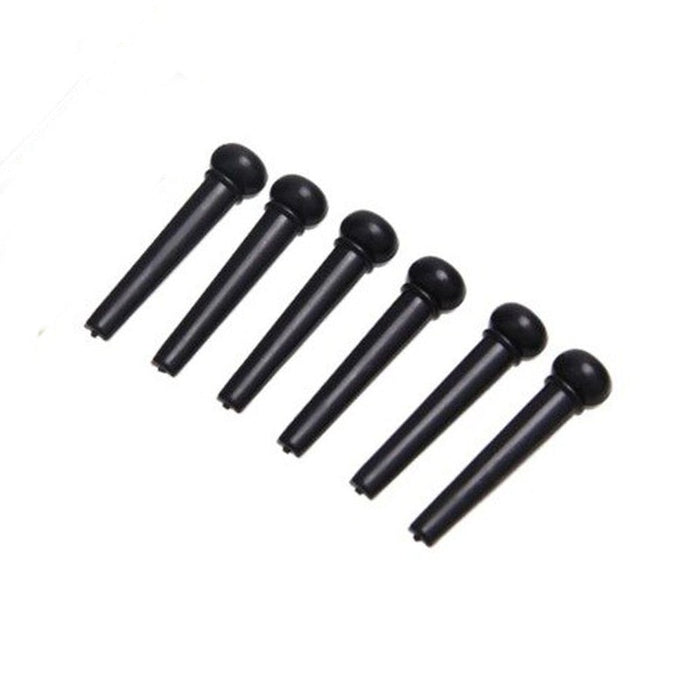 Set 6 Pin Guitarra Folk Negro Pk912set