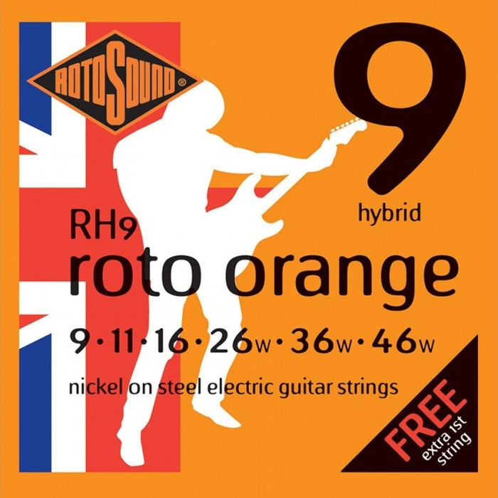 Cuerdas G. Eléctrica Rotosound Roto Orange RH9 009-046