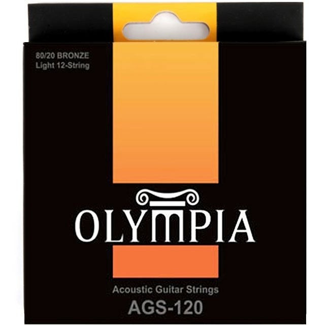 Cuerdas Olympia Bronce 12 Cuerdas Light 80/20 AGS120