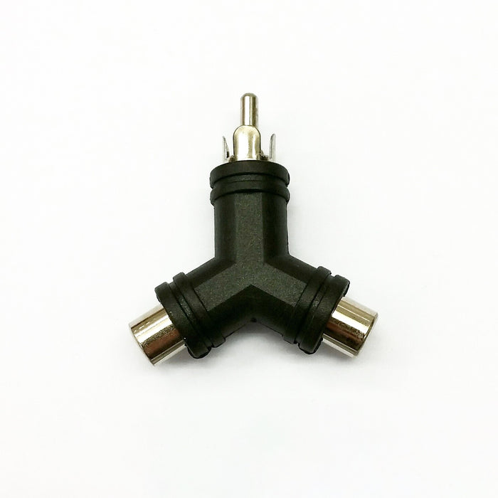 Adaptador 1 RCA Hembra a 2 RCA Macho MA-37