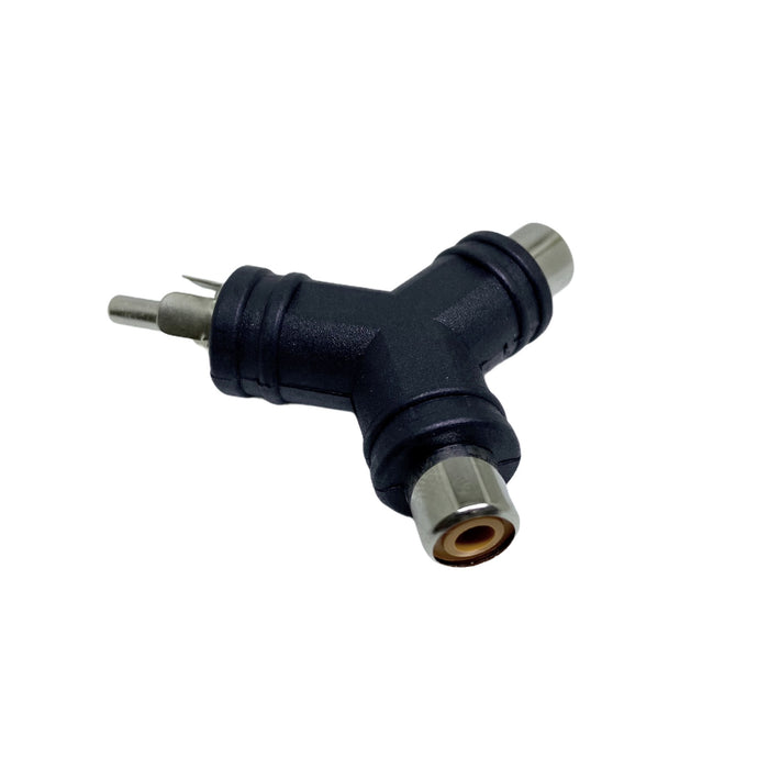 Adaptador 1 RCA Hembra a 2 RCA Macho MA-37