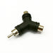 Adaptador 1 RCA Hembra a 2 RCA Macho MA-37