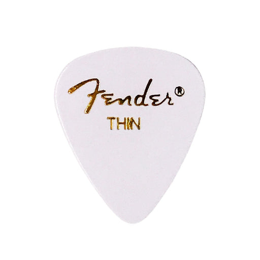 Uñeta Fender Thin Blanca