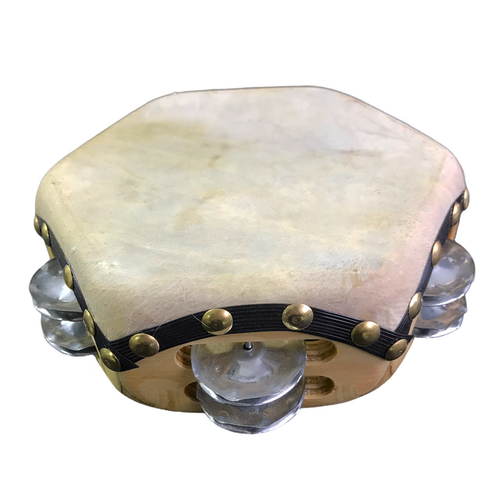 Pandero Cuequero Nacional Pro · chapas de metal