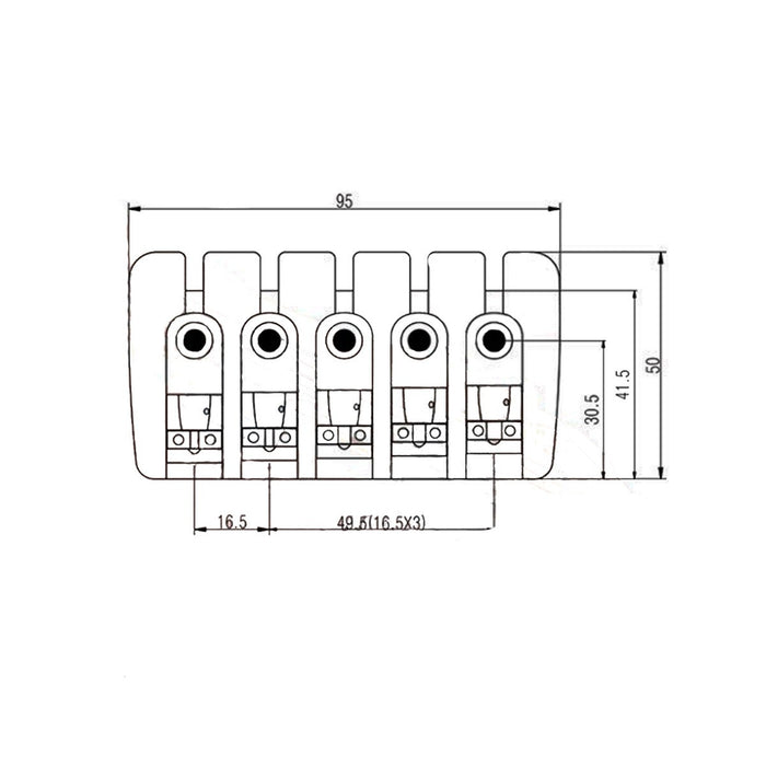 Puente Bajo 5 Cuerdas BB002 BK