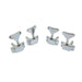 Clavijeros Bajo 2+2 Cromado JB120CR