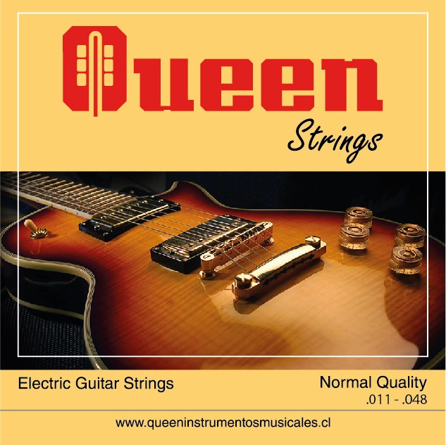 Cuerdas Guitarra Eléctrica Queen Normal Quality 011-048