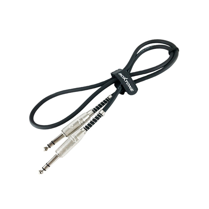 Cable Jack Stereo 6,3 a Jack Stereo 6,3 3M Roxtone SMJJ200L3