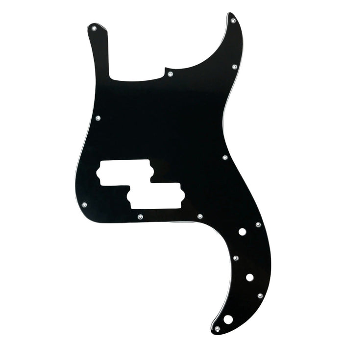 Placa-pickguard Bajo Tipo Precision Bass Negra