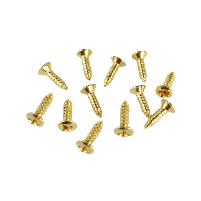 Set Tornillos Placa/Pickguard Dorados