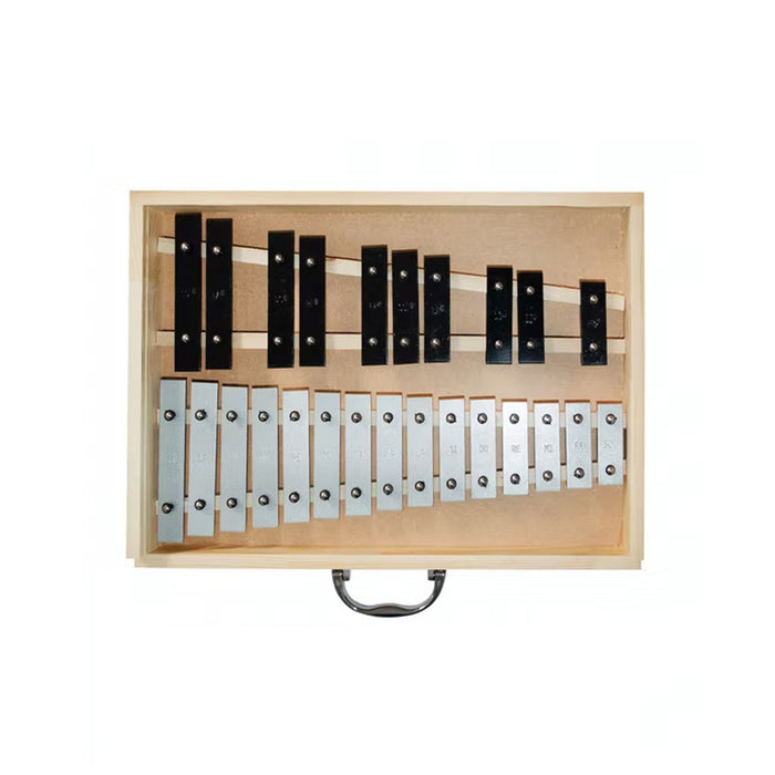 Metalófono 25 Notas Cromadas Allegro Madera