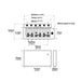 Puente Guitarra Eléctrica Wilkinson Wvpc Cr 6 Tornillos