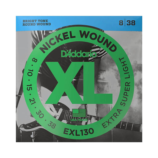 Cuerdas Guitarra Eléctrica DAddario EXL130 008-038