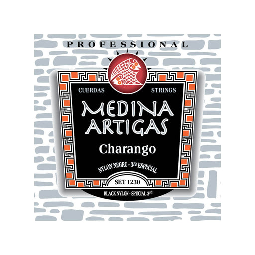 Cuerdas Charango Medina Artigas 1230 Nylon Negro